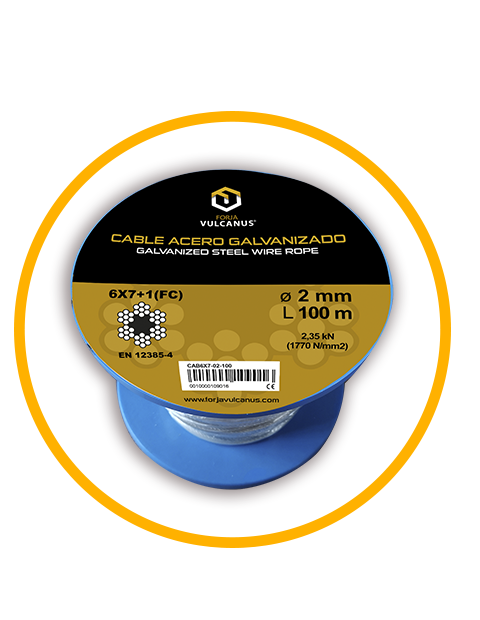 CABLE ACERO GALVANIZADO