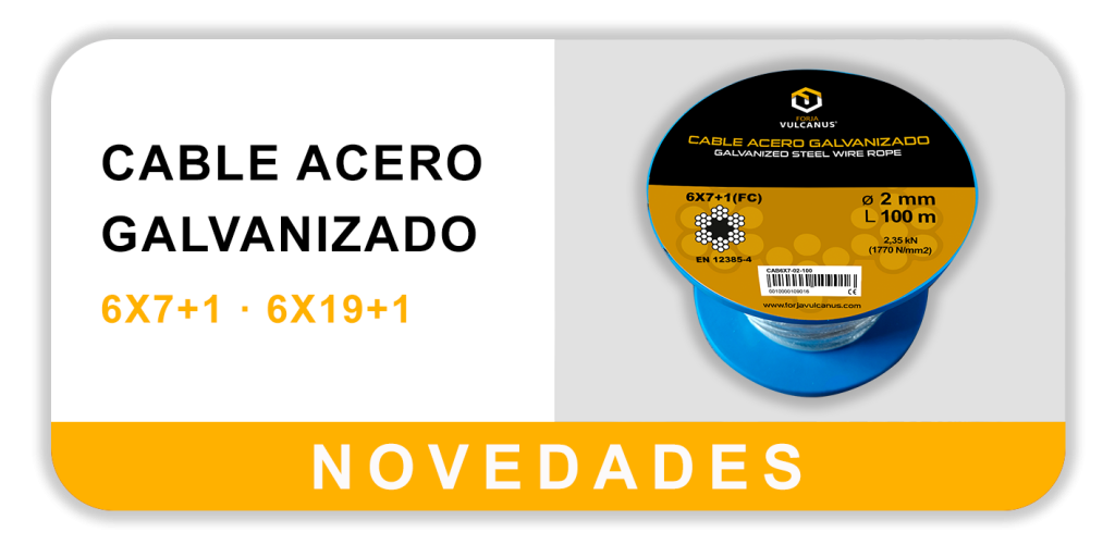 CABLE ACERO GALVANIZADO